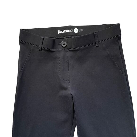BETABRAND Straight Leg Classic Dress Pant Black Size Small - Picture 5 of 8